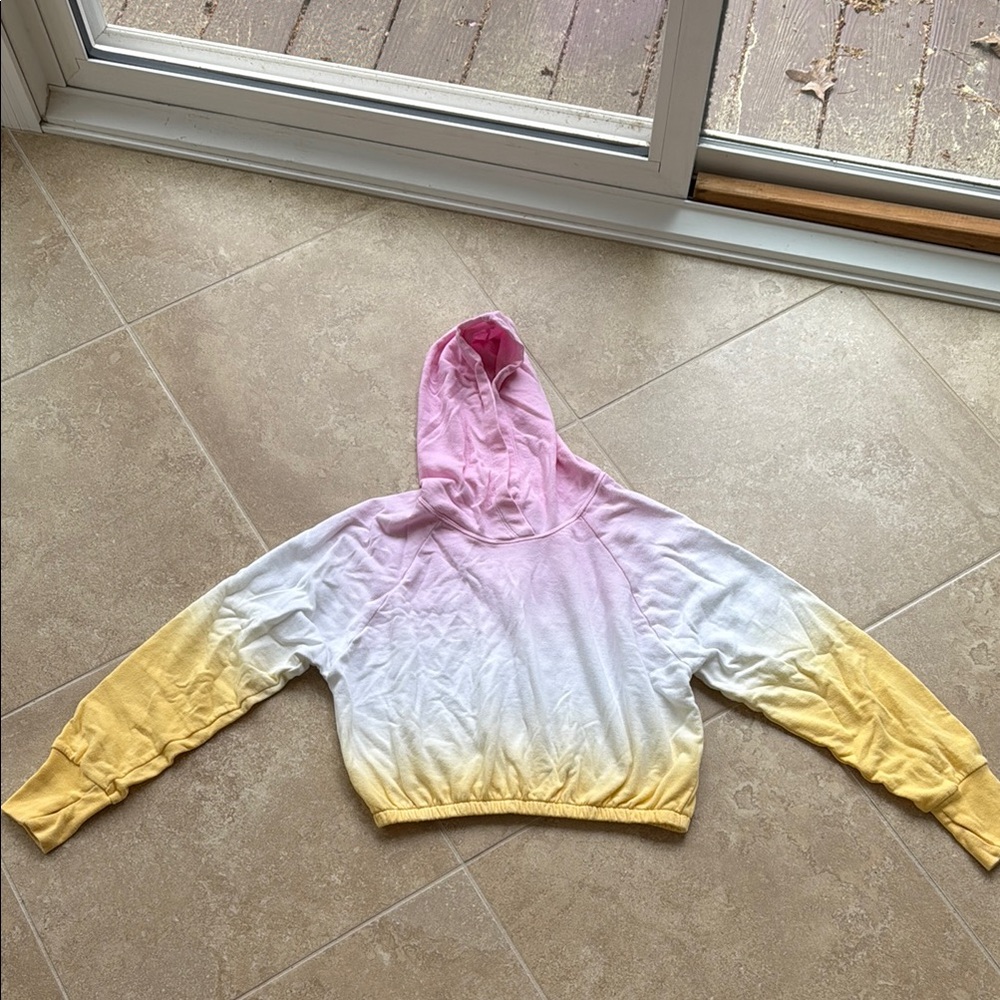 Victoria’s Secret Sports Pink and Yellow Ombre Hoodie